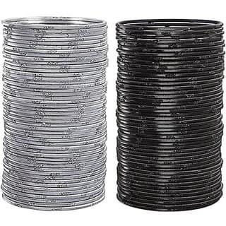 Omsar Jewelry Metal Bangle Set (Pack of 10)