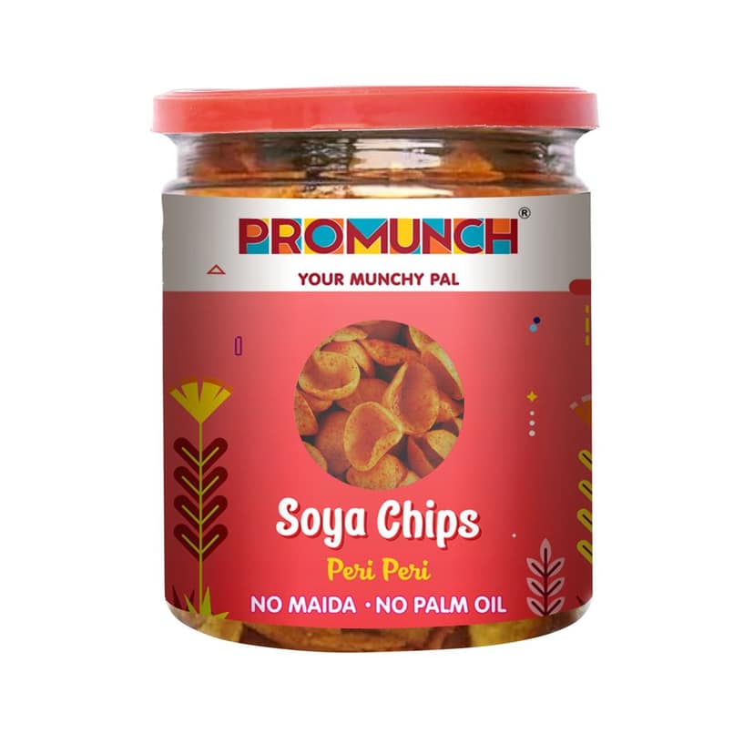 PROMUNCH Soya Chips - Peri Peri (80g Each)