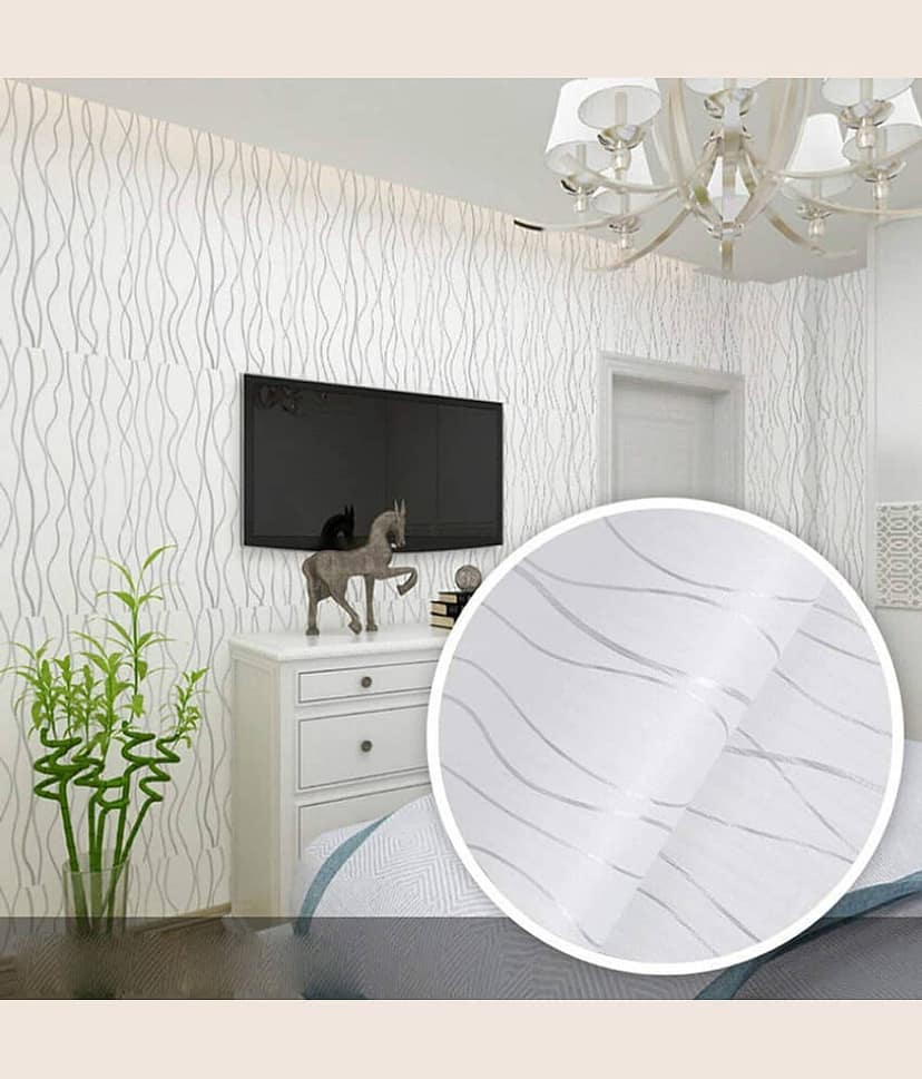 LAAYO Wallpaper & Wall Sticker - Abstract Wallpaper ( 45 x 1000 ) cm ( Pack of 1 ) view 2