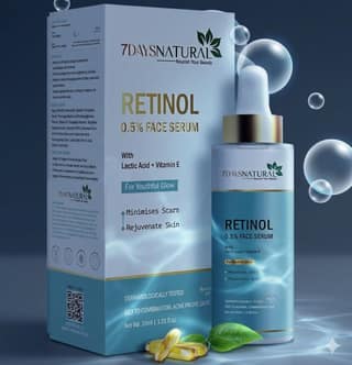 Advanced Retinol Collagen Boosting Face Serum | Professional Skin Rejuvenating Face Serum | Anti-Aging Serum for Wrinkles, Acne Marks & Dark Spots | Skin Renewal & Pore Minimizing Serum for Women & Men Pack of 1