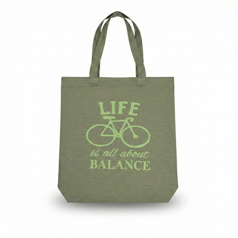 Premium Tote Bag with Zip Closure, Inside Lining & Pocket view 4