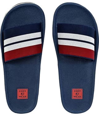 Cozy Wear Navy Blue Men's Slide Flip Flop