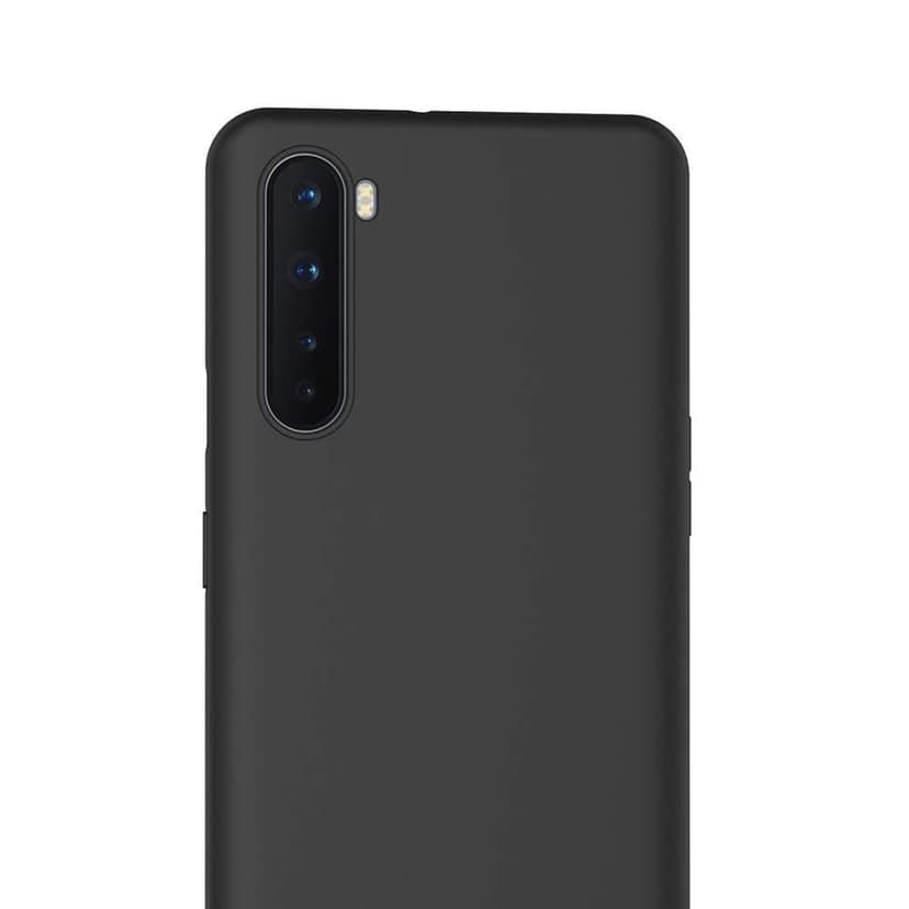 AICEK Case Compatible for OnePlus Nord, Black Silicone Cover for OnePlus Nord Black Case (6.44 inch) view 8