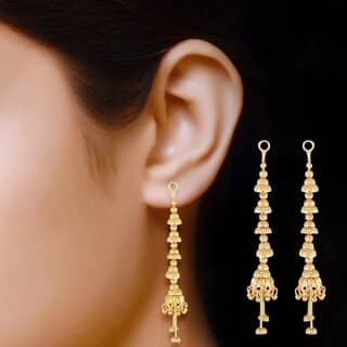 Vivastri Twinkling Bejeweled Changeable drop Earring for Women and Girls [VIVA2660ERG]