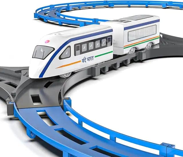 Mirana Vande Bharat Bullet Train Toy Set for Kids, Basic 43 pcs view 3