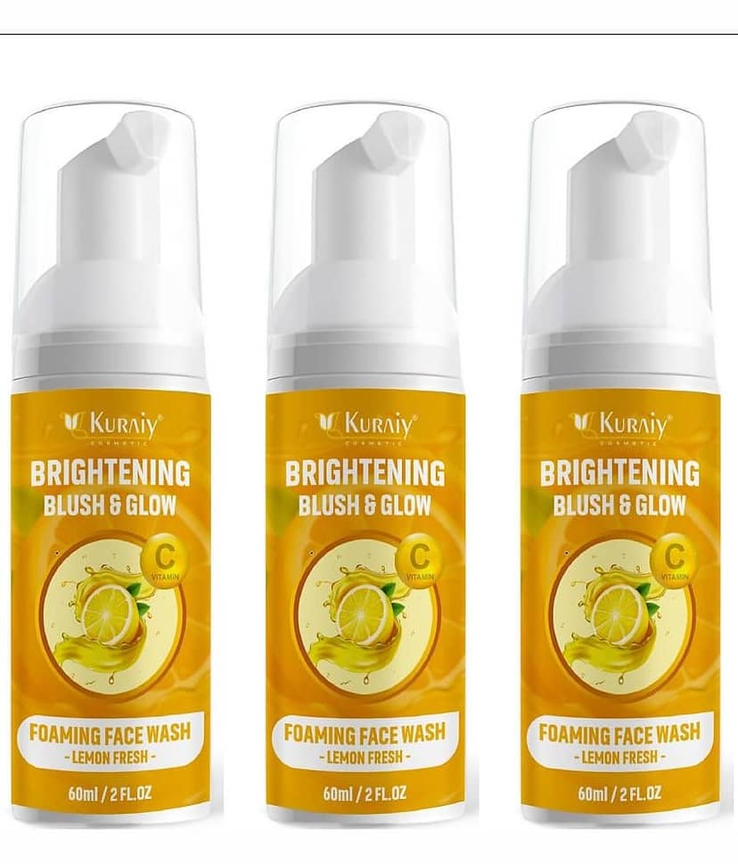 KURAIY Face Wash Cream With Natural Deep Moisturizing Face wash pack of 3