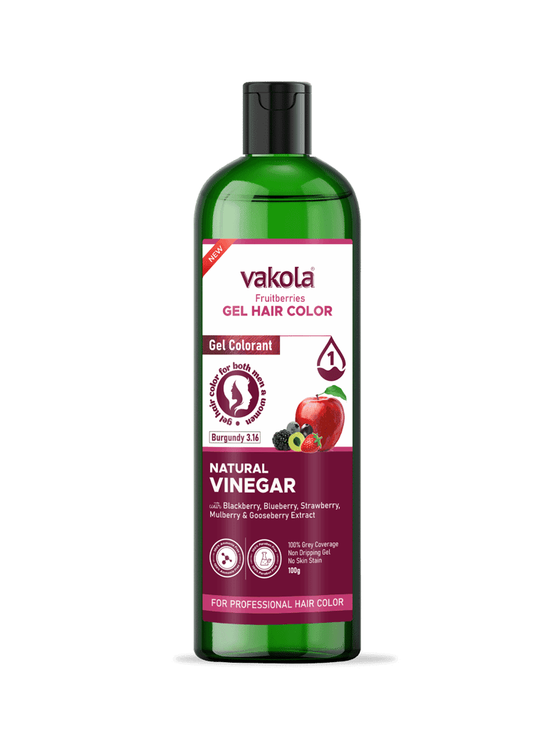 Vakola Fruitberries Burgundy Gel hair Color for Men&Women-500GM x 2(Gel Hair Color & Developer) view 10