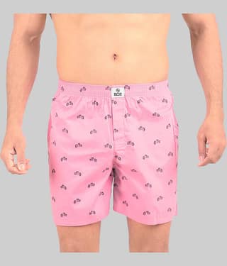 Supersquad Pack of 1 Cotton Boxers For Men's ( Sky Blue )