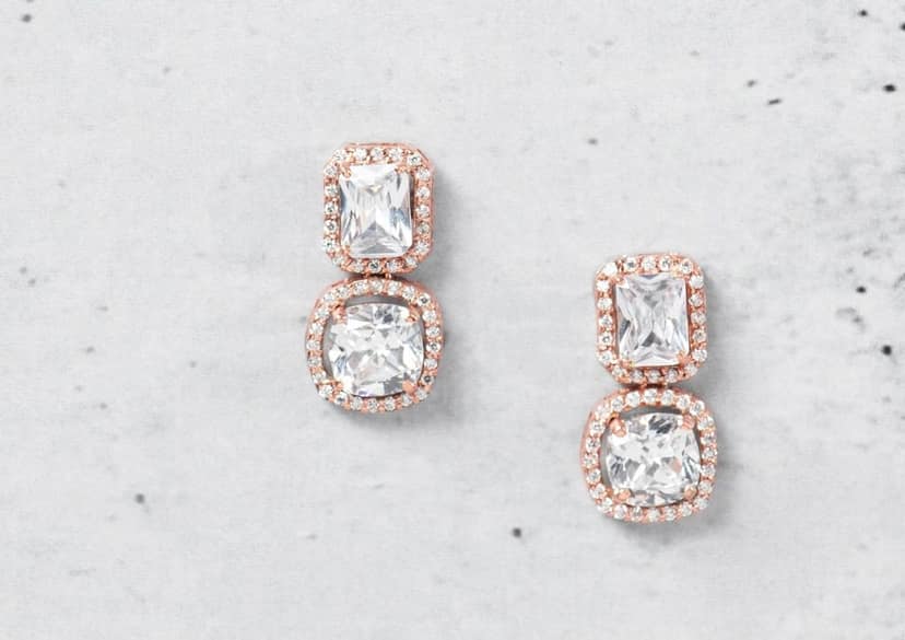 Tandem Solitaire Earrings