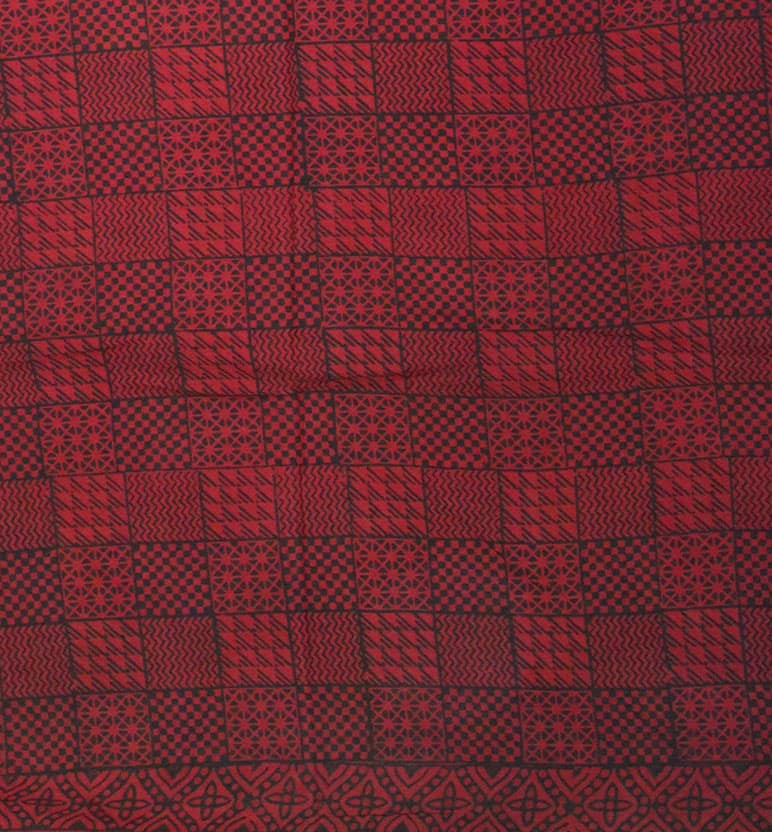 Hand Block Printed Bagh Cotton Suit – 3 Piece Unstitched view 2