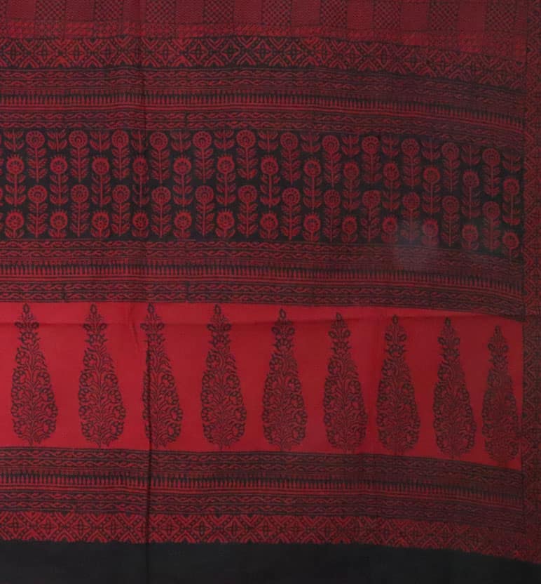 Hand Block Printed Bagh Cotton Suit – 3 Piece Unstitched view 3