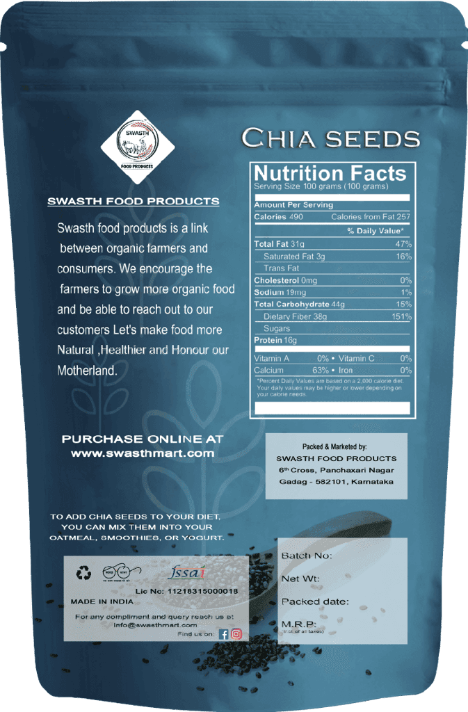 Swasth Chia Seeds -500-gram view 7
