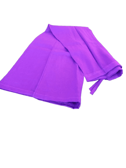 Purple Colour Pure Cotton Saree Petticoat for Women's 5.5 meters with combined blouse view 3