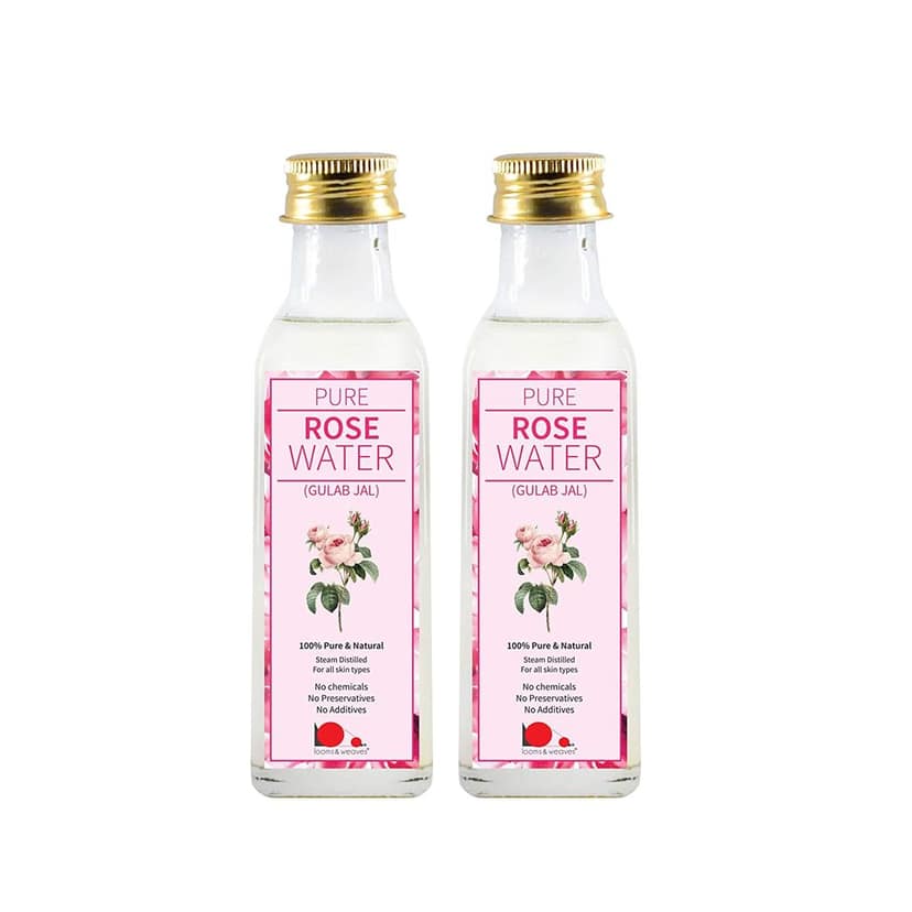 Ayurveda Rose Floral Water for Face and Skin – 200 ml (2 x 100ml)