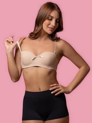 Dashing Dot Lightly Padded Underwired Demi Cup Bra
