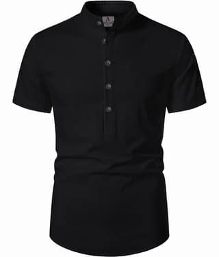 Apektra Dark Indigo Cotton Men's Regular Kurta ( Pack of 1 )