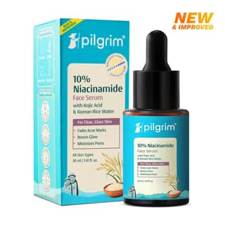 Pilgrim 10% Niacinamide Face Serum With Kojic Acid & Korean Rice Water- 30ml