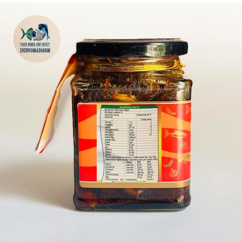 Chervumadharam Authentic Fish Pickle-300gm view 2