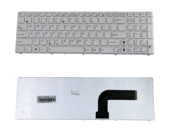 ASUS Laptop KeyboardReplacement for N50 K52J K52 K52DE K55C X54C K52F Series Laptop White