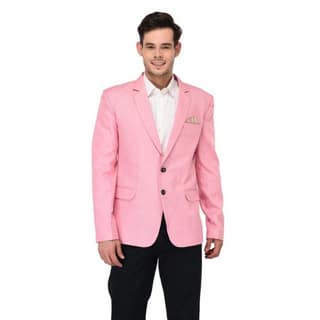 Men's Linen Pink Blazer