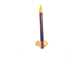 Parasu Single Stage (Yellow ) Model Rocket Kit with Parachute Recovery