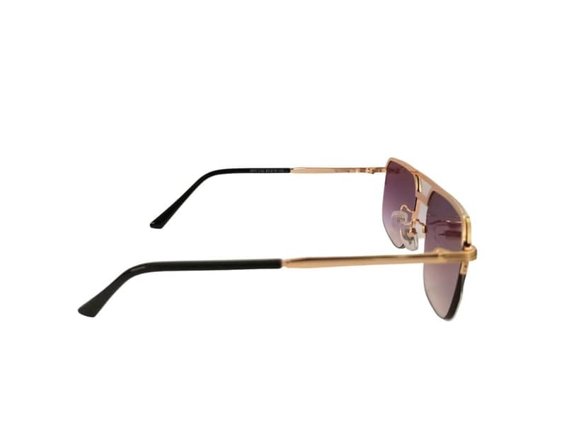 MD Style UV Protected Full Rim Square Vintage Metal Frame Sunglasses/Unisex Sunglasses view 5