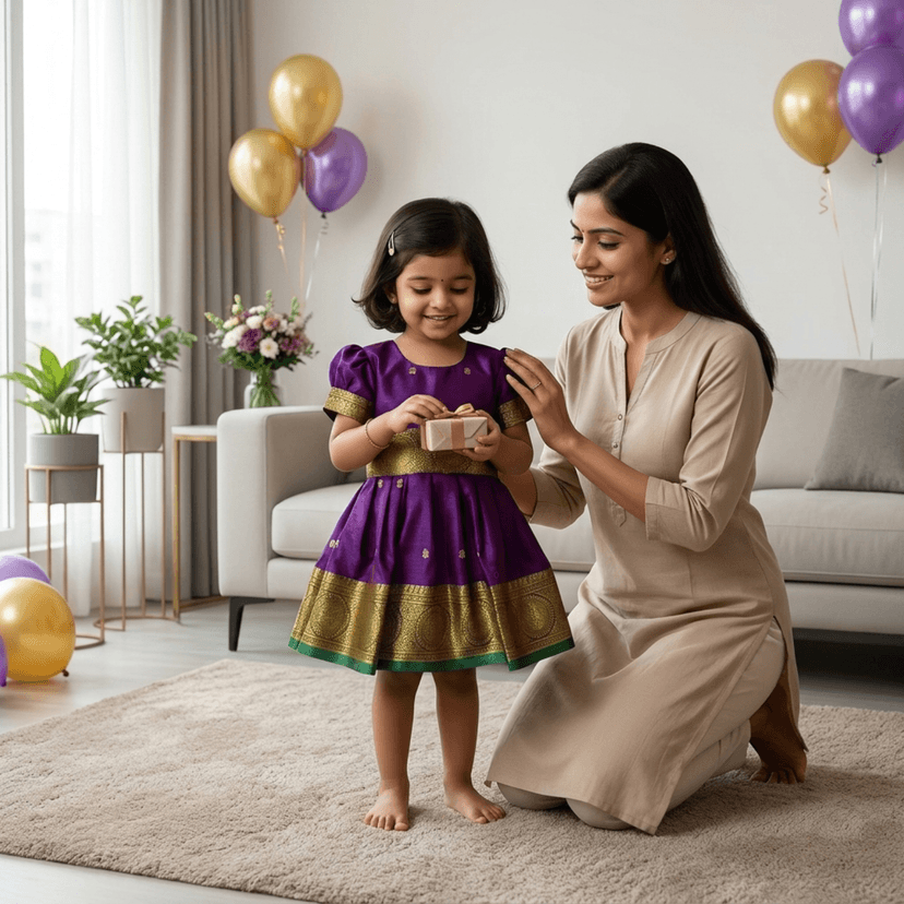 LUSTER Elegant Baby Girl's Silk Satin Frock and Dresses Available (Newborn Baby to 5 Years) Ideal for Birthdays, Festivals, and Weddings. Sleeveless Affordable Quality Cute Baby Frock Wine view 3