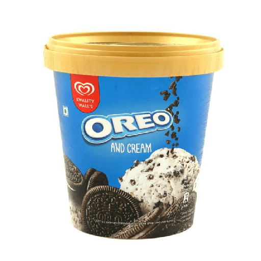Kwality walls Oreo And Cream 700 Ml Tub