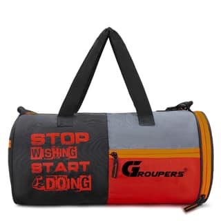 GROUPERS Duffel Bag l Gym Bag l Adjustable Shoulder Bag for Men Duffle Bags Travel