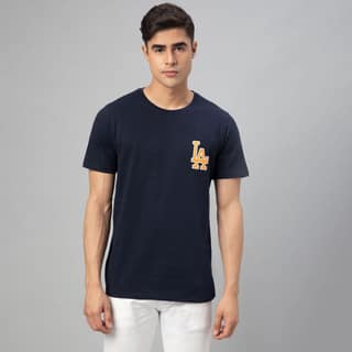FTX Men Printed Round Neck Half Sleeve Tshirt