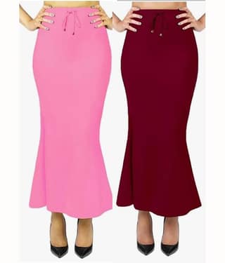 Taslar Pack of 2 Nylon Women's Shaping Bottoms ( Maroon )