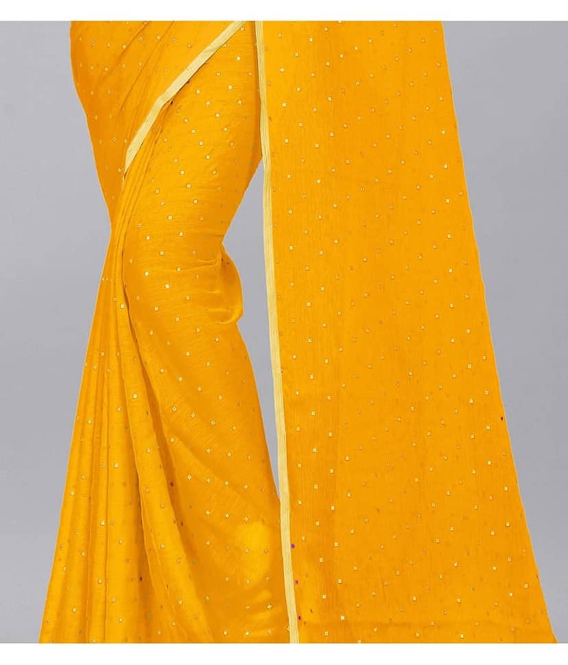 Rhey Chiffon Printed Saree With Unstitched Blouse Piece ( Green ) view 2