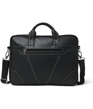 MATRICE - Black Synthetic Leather Office Bag