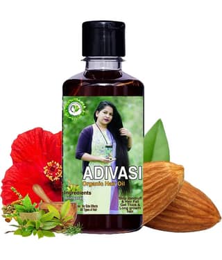 SRI MAHARISHI ADIVASI AYURVEDIC PRODUCTS - HERBAL PRODUCT - Hair Growth Bhringraj Oil 100 ml ( Pack of 1 )