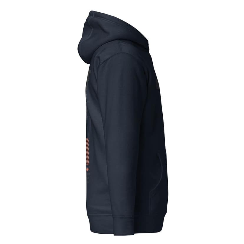 Clothikoo Premium Wolf Printed Edition Hoodie (400 GSM, Navy Blue Colour) view 6