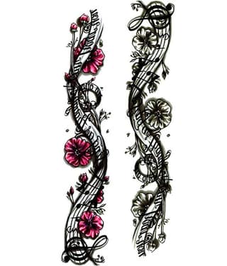 The Canvas Arts Realistic Look Waterproof Temporary Tattoo Sticker Body Tattoo