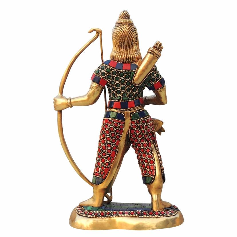 Brass Showpiece Ram Ji God Idol Statue (BSMAS1358 D) view 2