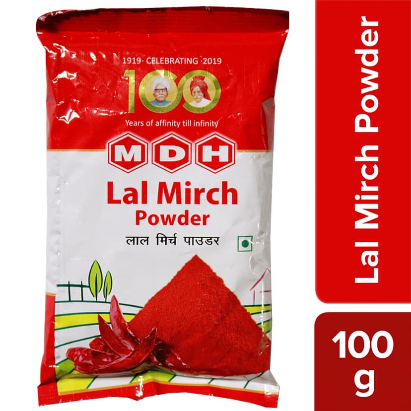 Mdh Powder - Lal Mirch, 100 G Pouch