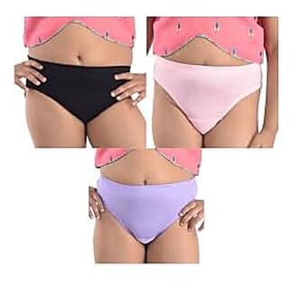 Ginash Girls Cotton Modal Bikini Pantie (Pack of 3)