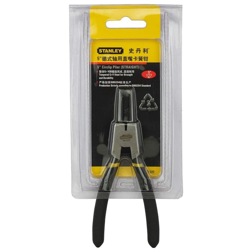 Stanley Circlip Plier ,Straight External,130Mm-5" 84-332-23 view 2