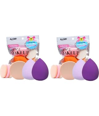 GABANA Beauty Blender Sponge Puffs Sponge 20 g Combo of 6pcs Pack of 2