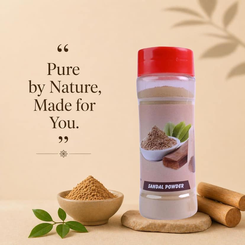 alNaqi Sandal Powder 50g - 100% Pure & Natural Chandan Powder for Face Pack, Ayurvedic Cooling Face Mask, Premium Ritual Grade view 3