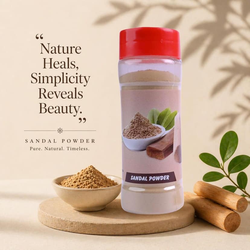 alNaqi Sandal Powder 50g - 100% Pure & Natural Chandan Powder for Face Pack, Ayurvedic Cooling Face Mask, Premium Ritual Grade view 4