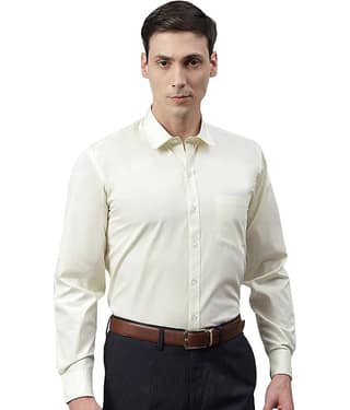 Makhanchor - Black Cotton Slim Fit Men's Formal Shirt (Pack of 1)