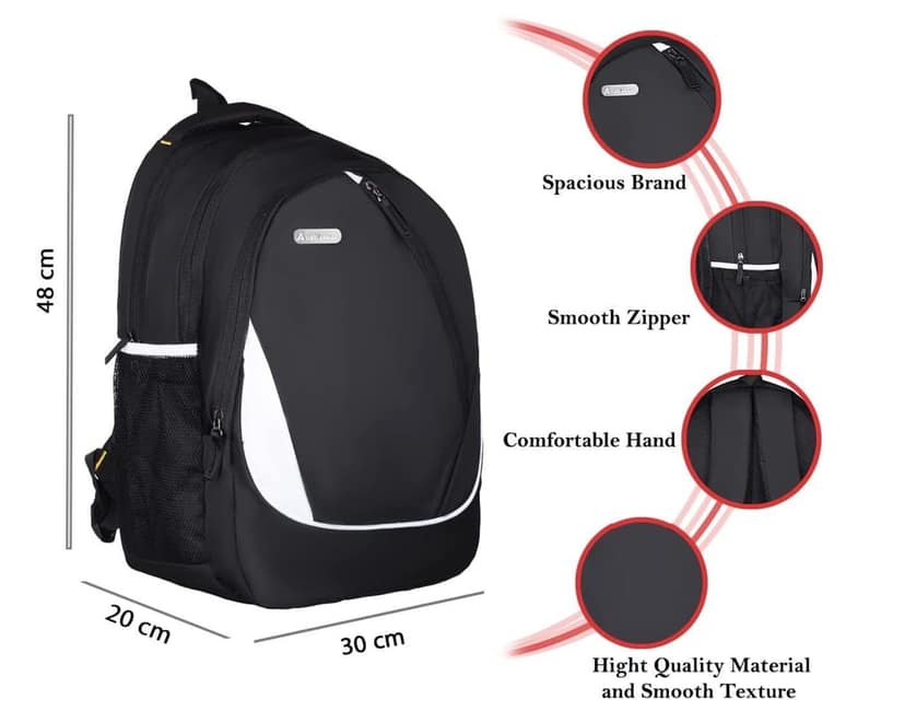 RIGHT CHOICE Laptop backpack college office school bags for men view 4