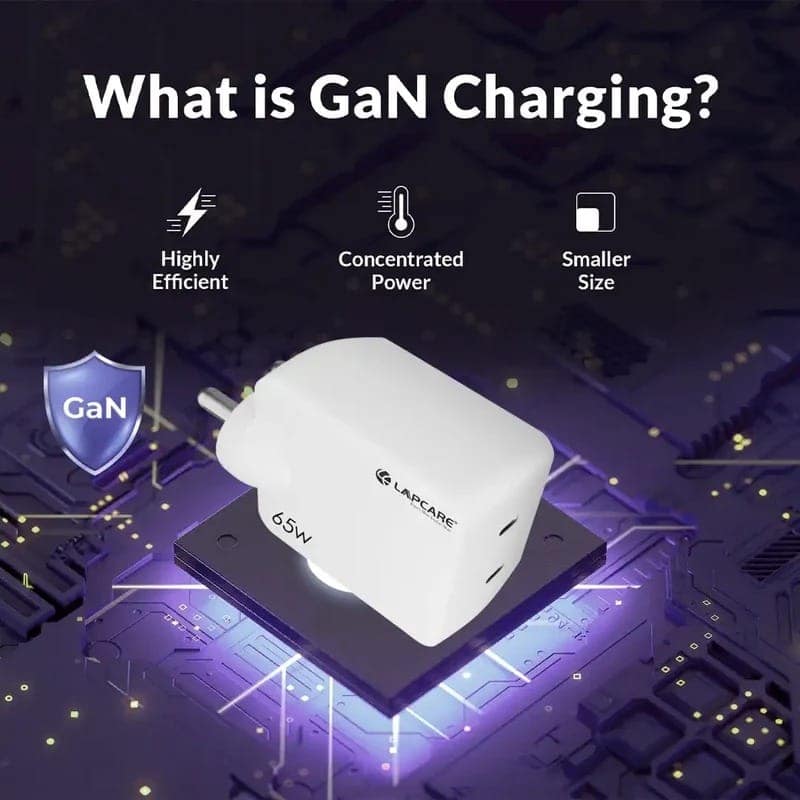 Lapcare Thumby 65 Gan Technology | Dual PD Ports | Charge 2 Devices | Smart protection | Travel Friendly view 7