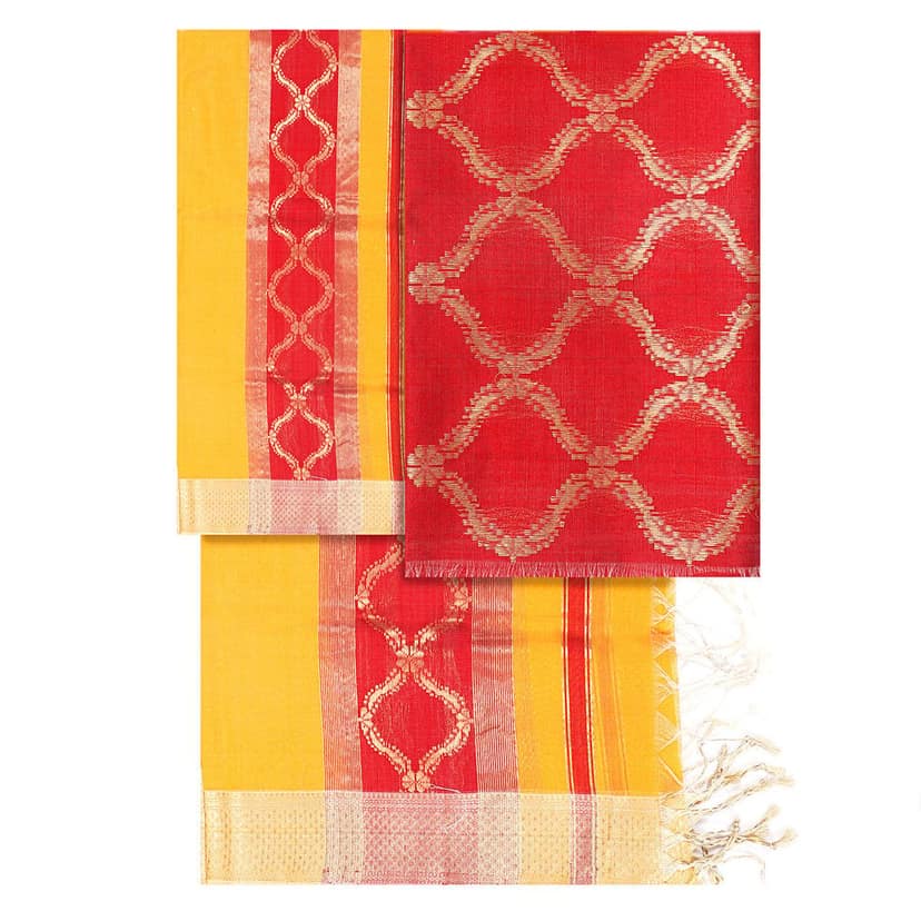 HANDLOOM BAGH PRINT COTTON SUIT (SKU - 3S0106050422 Suit 161) view 5