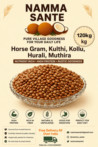 Horse Gram, Kulthi, Kollu, Hurali, Muthira