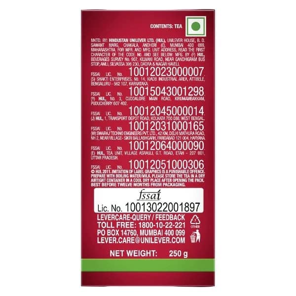 Red Label Tea 250 Gms view 2