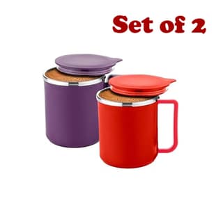 02 Purple + Red Happy Mug